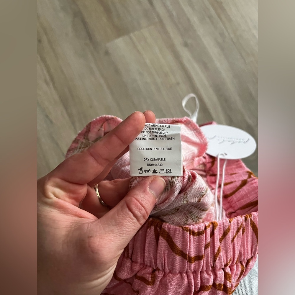 NWT Petal & Pup Women's Kasey High Waisted Maxi  Skirt Pink Floral - Medium - Picture 8 of 8